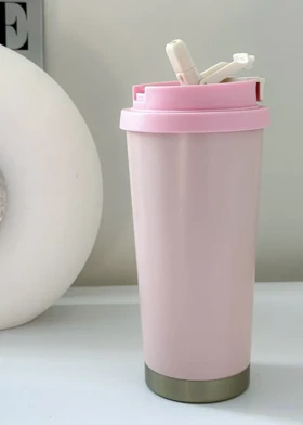 تراول ماگ دوحالته گل‌دار 500 میل