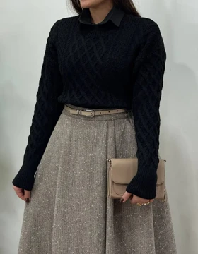 پلیور بافت ترک لیسا