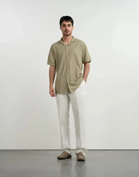 آستین کوتاه یقه انگلیسی کبریتی