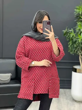 شکت جلو بسته یقه چاک