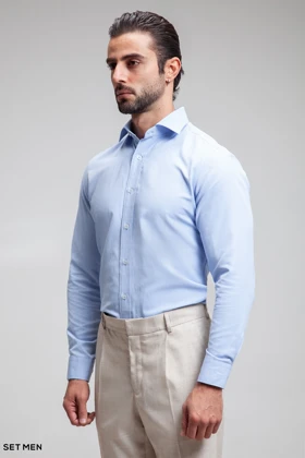 پیراهن مردانه آستین بلند آکسفورد