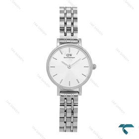 ساعت زنانه DW مینی گرد تمام نقره ای DW-7130-L