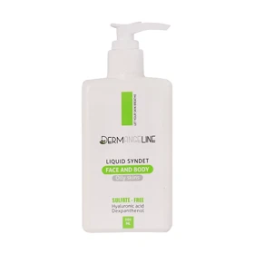 کرم ژل پاک کننده صورت و بدن پوست چرب درمنجلین 200 میل