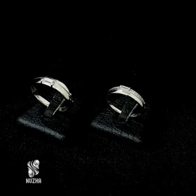 حلقه ست نقره زنانه ومردانه کدhs1006