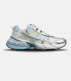 کفش کتانی مردانه و زنانه سفید طوسی آبی Nike cushlon مدل 8079
