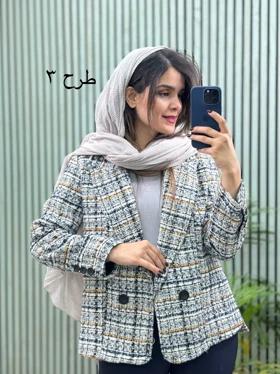 کت مزونی شانل آستردار