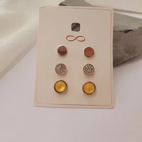 پک گوشواره دخترانه نگین آبنباتی