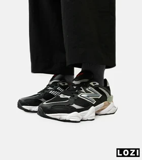 کفش کتانی مردانه و زنانه مشکی طوسی NEW BALANCE 9060 مدل 4972