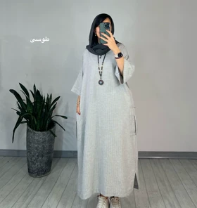 مانتو کفتان لینن الناز 1