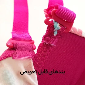 ست پوش آپ فنرداراسفنجی کد 104378-13 سفید قلب و گل