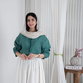 شومیز دخترونه تک جیب OAK