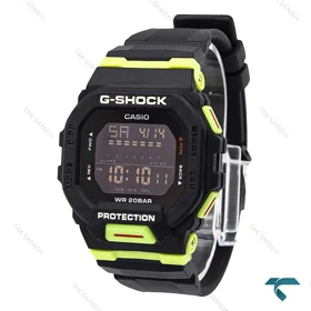 ساعت جیشاک GB200 مردانه مشکی فسفری Gshock-6561-G