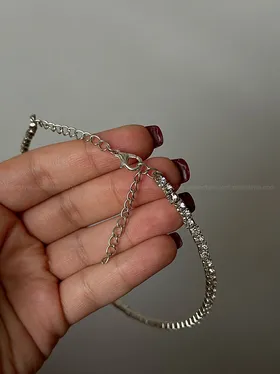 طوق چوکر نگینی