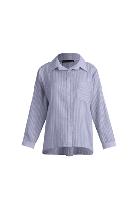 شومیز لینن بلند - 3159