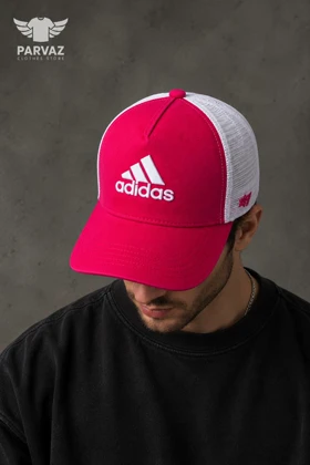 کلاه بیسبالی مخمل وارداتی مدل ADIDAS _ صورتی