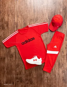 ست تیشرت و شلوارک زنانه Adidas