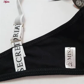 ست شورت و سوتین میسا رنگ مشکی مدل 5310-9025