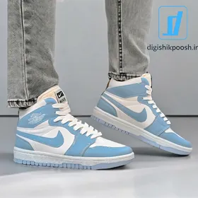 کفش پیاده روی مردانه نایک ایر جردن وان آبی NIKE 1 RETRO HIGH OG SHADOW BLUE