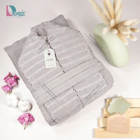 حوله تن پوش کلارا رنگ فیلی