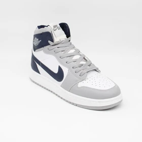 جردن 1 ساق‌دار سفید سرمه ای بزرگپا کد 662400