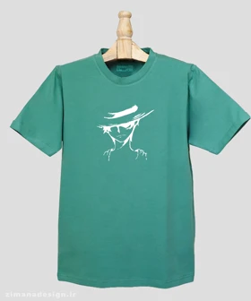 تیشرت مردانه و زنانه انیمه وان پیس طرح لوفی کد 776