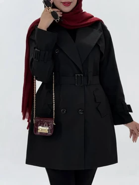 3526 - بارانی مزونی حنا (ایراد دار)