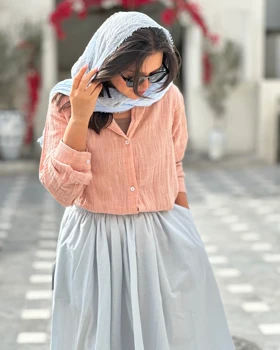 شومیز لینن کنفی