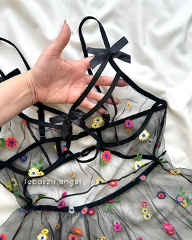 پیراهن تور شیشه‌ای