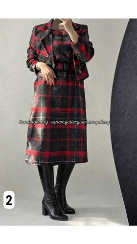 ست کت و سارافون و کمربند زنانه 37500