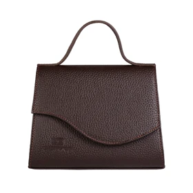کیف دستی چرم زنانه مانا (شکلاتی)