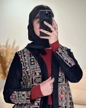 مانتو مزونی مخمل