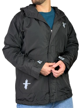 سویشرت مردانه بادگیر ضد باران مدل az رنگ مشکی کد 00358