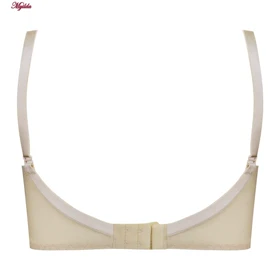 سوتین زنانه لین مدل گیپور بدون فنر کرم کد 4680-406