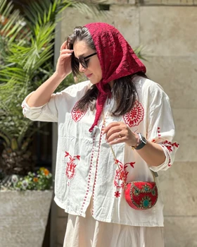 شومیز گلدوزی