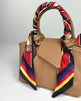 کیف دسته اسکارف HERMES  کد : 1100252 (موکا)