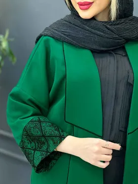 مانتو مازراتی آستین طرح دار