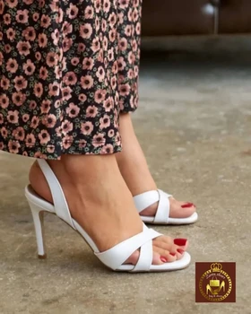 کفش صندل مجلسی پاشنه‌بلند زنانه مدل سیتا