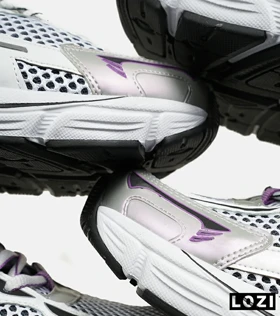کفش کتانی بزرگ پا طوسی بنفش NEW BALANCE 1064 V.2