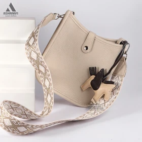 کیف دوشی هرمس Hermes Shoulder Bag A02 (کرم)