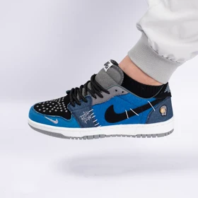 کفش کتانی اسپرت مردانه رنگ آبی مدل نایک NIKE Jordan 1 low