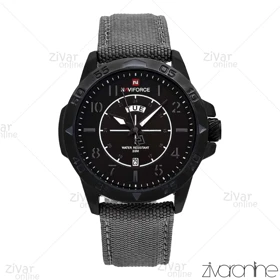 ساعت اورجینال ناوی فورس NaviForce مردانه تک موتوره طوسی مشکی 106950