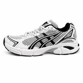 کفش کتانی بزرگ پا (کیفیتاورجینال) مدل اسیکس سفید مشکی ASICS