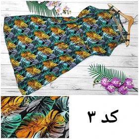 پیراهن ساحلی دوبند مروارید کد 20115 (کد 3)