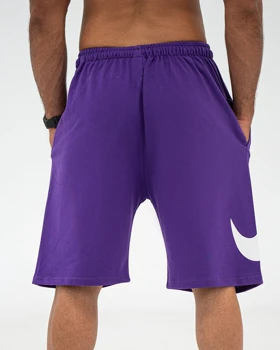 شلوارک بگ طرح NIKE بنفش