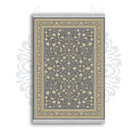*جدید* فرشینه از جنس پارچه شانل مخمل ترک طرح فانتزی برند دفه کد 1024