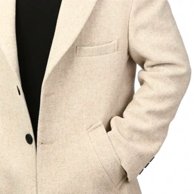 پالتو فوتر بلند مردانه مدل 61666