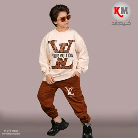 بلوز شلوار پسرانه طرح LouisVuitton