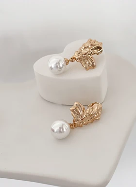 گوشواره موج و مروارید زنانه ژوپینگ 645