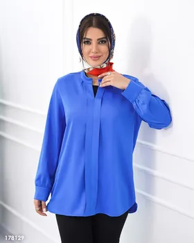 شومیز جلو بسته مدل دلربا کد 1781