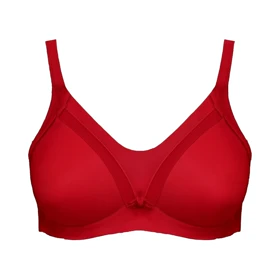 سوتین پرسی ساتن پرلون قرمز EMA کد 3610